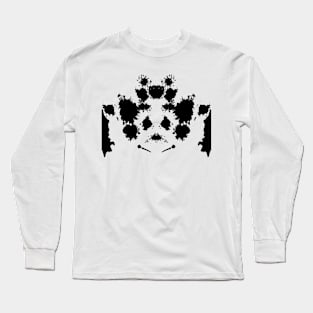 Rorschach Inkblot Test Disapproval Long Sleeve T-Shirt